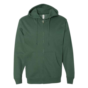 Alpine Green Premium Zip Up hoodie