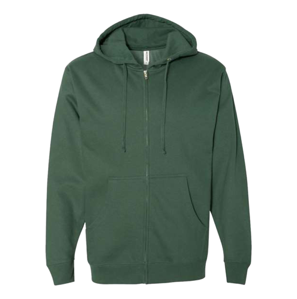Alpine Green Premium Zip Up hoodie