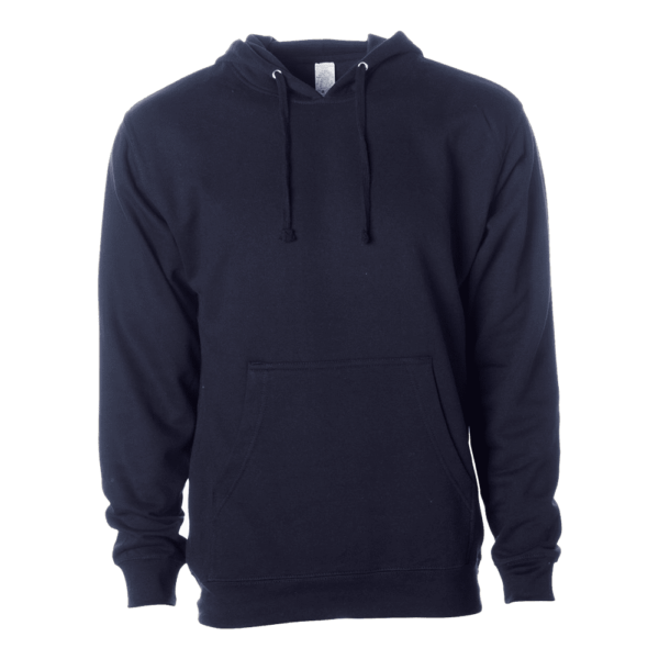 Solid Navy Premium Pullover Hoodie